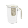 thumbnail image 2 of Large Capacity Cold Water Kettle for Refrigerator | 2500ml Plastic Pitcher with Wide Mouth for Iced Tea, Lemonade & Fruit Infusions | 1-Piece Set, 2 of 5