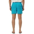 thumbnail image 3 of INSPIRE CHIC Men's Shorts Summer Beach Shorts Solid Mesh Lining Drawstring Waist Swim Shorts 34 Sky Blue, 3 of 7