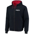 thumbnail image 2 of Men's Dunbrooke Navy New England Patriots Craftsman Thermal-Lined Full-Zip Hoodie, 2 of 4