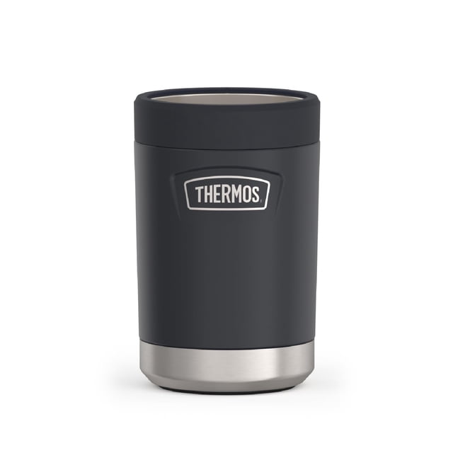 THERMOS ICON SERIES, aislante para latas de bebidas, 12 onzas, granito, acero inoxidable aislado al aspiradora