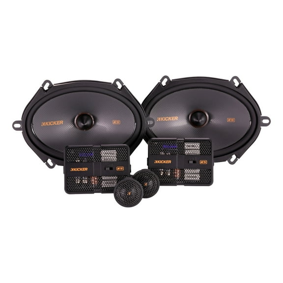 Kicker 47KSS6804 Car Audio 6x8" Component 400W Peak Speakers Pair KSS6804 New