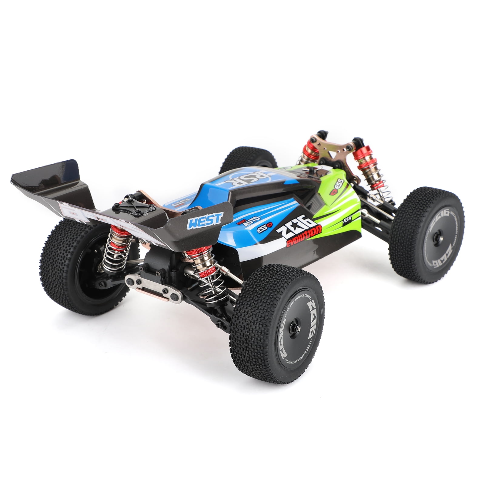 TesPower Wltoys 144001 RC Car Buggy with 2 Charger Extra 3600mAh  Battery,1:14 Full Scale 4WD 60km/h High Speed Racing Off-Road Drift for  Adults
