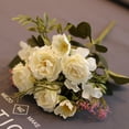 thumbnail image 7 of SPRING PARK 1Pc 30cm Artificial Peony Silk Flowers Bouquet Home Wedding Decoration, 7 of 7