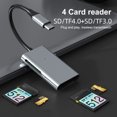 thumbnail image 2 of Adaptador Tarjeta SD TF USB C Lector Tarjetas 3.0 5Gbps 4 en 1 para PC Portátil, 2 of 9