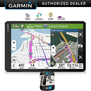 Garmin 010-02926-00 dezl OTR1020 10 inch GPS Truck Navigator, Custom Truck Routing, Satellite Imagery Bundle with 2 Year Extended Warranty