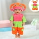 thumbnail image 4 of Juguetes de piscina, juguetes para bebés, juguetes para niños pequeños, ropa para muñecas de 18 pulgadas, lindos dibujos animados de escarabajos, conjunto de mono, ropa para muñecas, accesorios de rop, 4 of 6