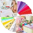 thumbnail image 3 of Colorful Cotton Fabric Bundle for Patchwork and Sewing - 35pcs, 3 of 5