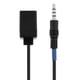 thumbnail image 5 of Adaptador de cable de extensión convertidor hembra Jack macho de 3,5 mm a RJ9 4P4C para cable telefónico, 5 of 7