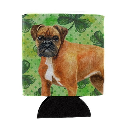 

Carolines Treasures BB9814CC German Boxer St Patricks Can or Bottle Hugger Can Hugger multicolor