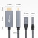 thumbnail image 1 of Cable Adaptador Usb 3.1 Tipo C 4K @ 60Hz Convertidor De Adaptador Compatible Con Usb-C A Hdmi Para Huawei/Apple seitruly EL012525-00, 1 of 6