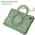 thumbnail image 4 of Rugged Case for Samsung Galaxy Tab A11+ 2025 SM-X230/A9+ 11 Inch 2023 SM-X210, TPU PC Heavy Duty Protective Cover with 360 Rotating Stand Shoulder Strap for Samsung Tab A11+/A9+ Plus,Armygreen, 4 of 9