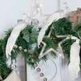 thumbnail image 3 of Simulation Feather White Pearl Peacock Artificial Simulation Foam Bird Home Decor 6Pcs, 3 of 10
