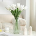 thumbnail image 5 of 10Pcs Light Pink Artificial Tulips Silk Flowers,Fake Tulips, Faux Flowers Decoration for Vase, Wedding, Party, Kitchen, Flowers Backdrop,Office, Home, Bedroom, Table Centerpiece Decor, 5 of 5