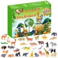 thumbnail image 3 of Calendario de Adviento de Navidad para niños, caja sorpresa de 24 piezas, animales lindos, coche, insecto, muñeca de dibujos animados, caja de regalo, 3 of 4