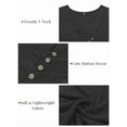 thumbnail image 4 of NISVIYA 2025 Plus Size Winter Tops for Women Dressy Button Blouses Casual V Neck Tunics T-Shirt, 4 of 5