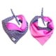 thumbnail image 3 of Bandanas para perros BFF set de 3 piezas Ajedrez Rosa, 3 of 5