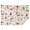 Fall Mushrooms Leaves Pattern, variant on Fall Mushrooms Leaves Pattern Rectangle Tablecloth 60"x84",Waterproof Polyester Rectangle Table Cloth, Wipeable Spillproof Polyester Tablecloth for Dining, Camping, Indoor and Outdoor
