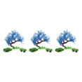 thumbnail image 2 of Greeniant Adornos de árbol de tanque de peces no tóxicos, decoración de acuario realista y degradable, suministros de árbol de simulación, Type1 NO1, 2 of 6