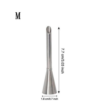 

1/2/3PCS Puff Cake Tips Pastry Cream Butter Stainless Steel Nozzle Decorating Baking Pipe Tube DIY Kitchen Home