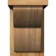 thumbnail image 2 of 8"W x 12"D x 12"H Crestline Rough Sawn Corbel w/Backplate, Western Red Cedar, 2 of 9