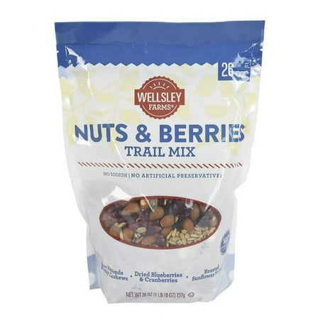 Wellsley Farms Nuts & Berries Trail Mix, 26 oz.