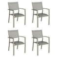 thumbnail image 3 of Sunvivi Patio Dining Sets for 5, Aluminum Outdoor Dining Table with 4 Chairs, 5 Pieces Metal Outdoor Patio Dining Furniture Set with Removable Cushion for Lawn, Garden, Backyard, Khaki, 3 of 8