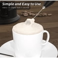thumbnail image 5 of ZHAWK Handheld Powerful Milk Frother with Stand | Foam Maker for Lattes | Coffee Frother | Battery Operated (Not Included) | Portable Electric Whisk for Cappuccino, Matcha, Frappe, and Hot Chocolate, 5 of 9
