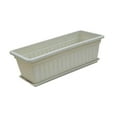 thumbnail image 3 of koolsoo 17 Inches Flower Window Box with Tray for Balcony Indoor Outdoor Plants Yard beige, 3 of 9