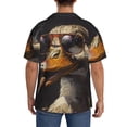 thumbnail image 3 of Fotbe Modern Funny Duck Camisa Estampada de Manga Corta para Hombre, Casual de Verano, Estilo Playero, Sin Arrugas-Large, 3 of 5