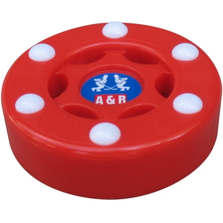 A&R Sports Inline Street Hockey Puck, Red