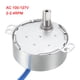 thumbnail image 5 of Motor síncrono eléctrico Uxcell 100-127 VAC 50-60Hz CCW/CW 4W 2-2.4RPM, 5 of 5