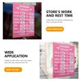 thumbnail image 4 of MasteelfCA Business Hours Self-adhesive Stickers Business Hours Signs Rewritable Open Signs Sticker, 4 of 7