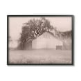thumbnail image 2 of Stupell Industries Quaint Wildflower Meadow Countryside Barn Farmland Fog Photograph Gray Framed Art Print Wall Art, Design by Lori Deiter, 2 of 5