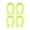 Green, variant on NFTIGB 4pcs Hand Pressure Point Clip Stress Reduction Wearable Tension Relief Acupressure Clip Blue Portable Headache Relief Massager (18 inches / 45.72 cm)