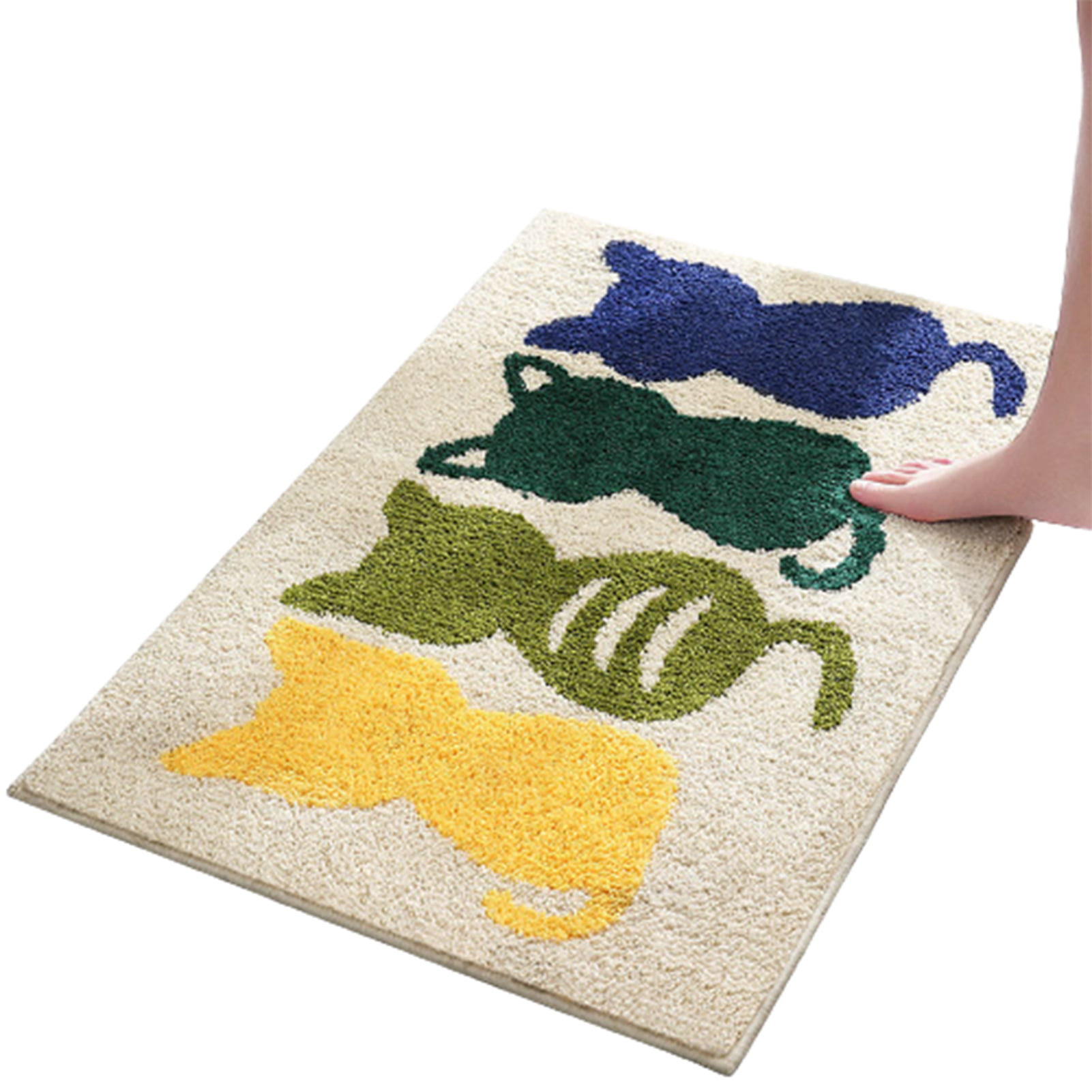 Retro Pirate Ship Home Floor Memory Foam Carpet Decor Rug Non-slip Door Bath Mat 