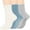 3 Pairs Mixed Colors 2, variant on Zando 5 Pairs Fuzzy Socks for Women Non Slip Hospital Socks with Grips Cozy Fluffy Slipper Socks Soft Grippy Socks Gifts