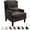 Brown, variant on Mid-Century Modern Wingback Accent Chair, Chenille Upholstered Armchair with High Back, Soft Pillow, and Sturdy Wood Legs, Comfy Single Lounge Chair for Living Room, Bedroom, Nursery, or Study