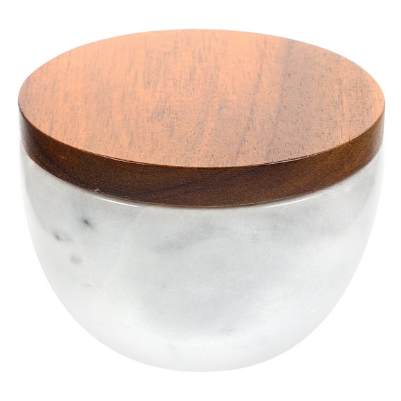 Household Condiment Jar Marble Pattern Seasoning Jar Dustproof Spice Jar Decorative Spice Container
