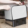 thumbnail image 7 of Sikiie Travel Around The World Airplane Toaster Covers 2 Slice Dustproof Toaster Cover Bread Machine Cover, Dustproof Cover - 11.4" x 7.5" x 7.9", 7 of 7