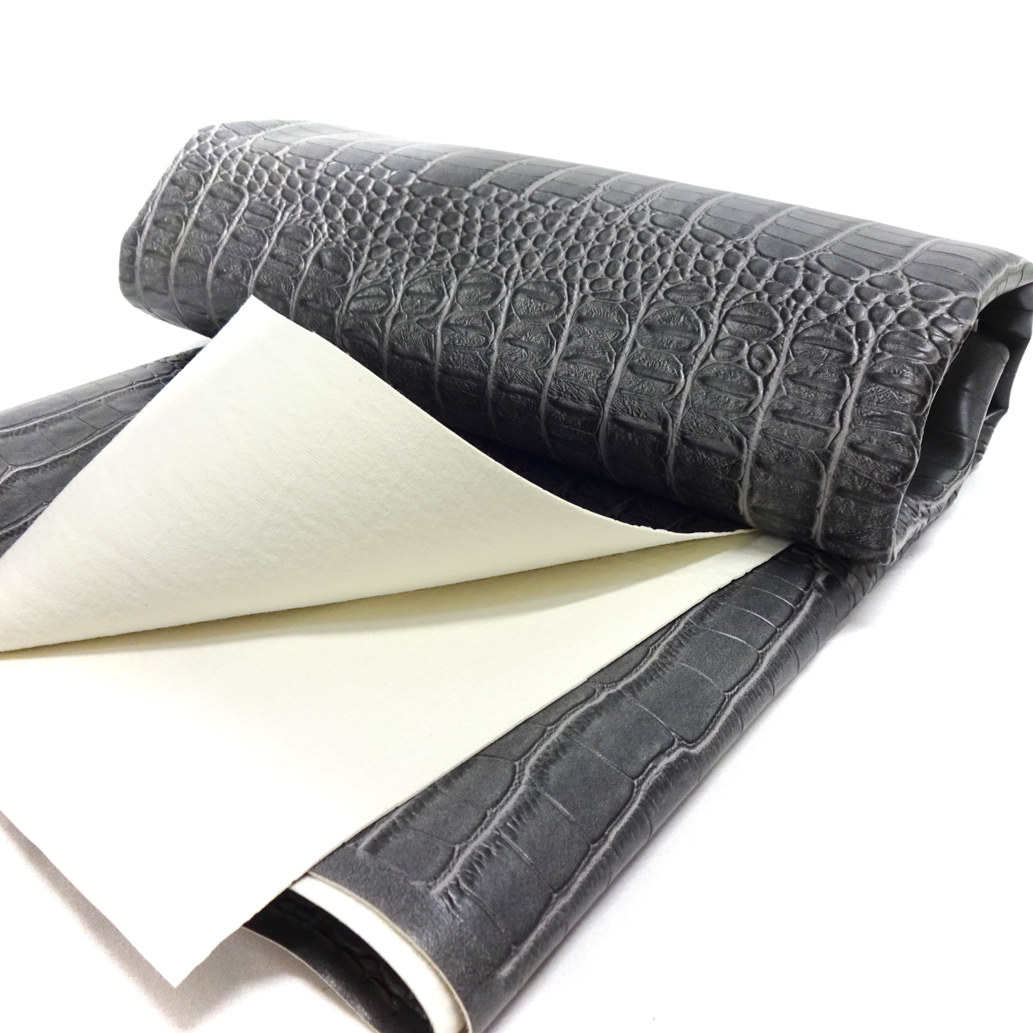 Shason Textile Faux Leather Crocodile, Upholstery Fabric Faux Leather