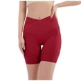 thumbnail image 1 of Boxers, Womens Solid Color Lace High Waist High Elasticity Lift Buttocks Cultivate Oneself Boxers Leggings, 1 of 3