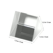WORGEOUS 4-Pack Clear Triangular Prism Set for Kids Science Experiments, Transparent Optical Prisms for Learning