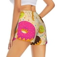 thumbnail image 3 of Fotbe Donuts Womens High Waist Running Shorts Athletic Workout Quick Dry Shorts for Women with Pockets Gym Yoga Summer Shorts-Large, 3 of 9