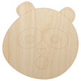 thumbnail image 1 of Surprised Panda Face Shocked Wood Shape Unfinished Piece Cutout Craft DIY Projects - 6.25 Inch Size - 1/4 Inch Thick, 1 of 7