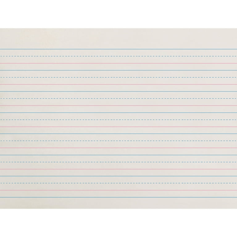 Zaner-Bloser Dotted Midline Newsprint Paper - 500 Sheets - 0.63 Zaner-Bloser Dotted Midline Newsprint Paper - 500 Sheets - 0.63