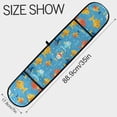 thumbnail image 3 of Dailycode Double Sided Oven Mitt with Loop Heat Resistant Kitchen Long Potholders 7" x 35" Happy Fish on Sea, 3 of 6