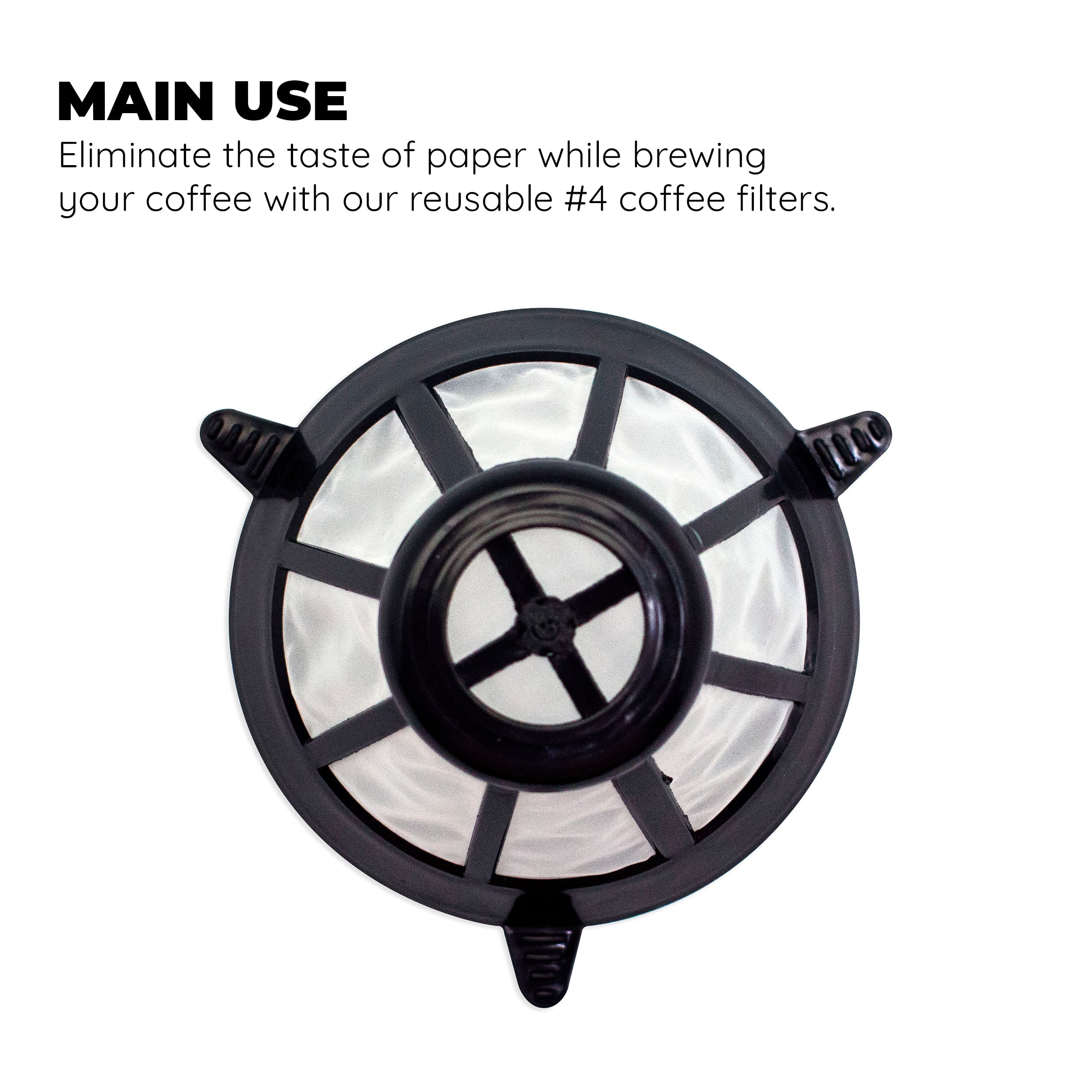  Fill 'n Brew Reusable Coffee Filter Basket for Most Mr