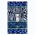 thumbnail image 1 of Metal Light Switch Plate Cover African Safari Animal Print Tribal Art Pattern SFR044, 1 of 13