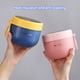 thumbnail image 4 of Tazas de sopa para microondas de 600 ml/800 ml con tapa, aptas para microondas, para fideos ramen, sopas y bebidas. Incluye tenedor-cuchara plegable., 4 of 7