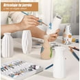 thumbnail image 3 of 6pcs Jarrón De Cerámica Para La Decoración Moderna Del Hogar blanco, 3 of 5